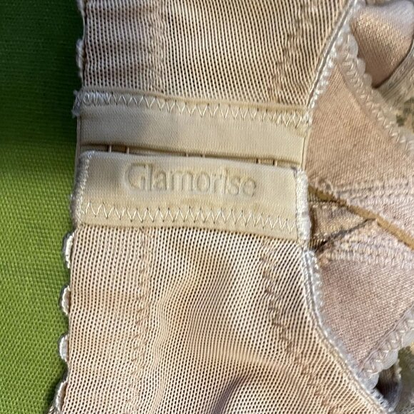 Glamorise Beige Full Figure Plus Size MagicLift Original Support Bra Wirefree 38 - Picture 7 of 8